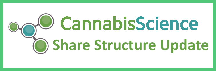 CBIS Share Structure Updates